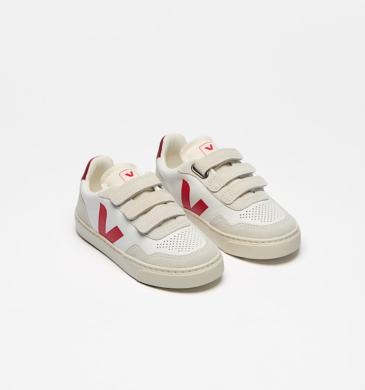 veja sneakers small-v-90 有机皮革 白色 SX2020635 Top view