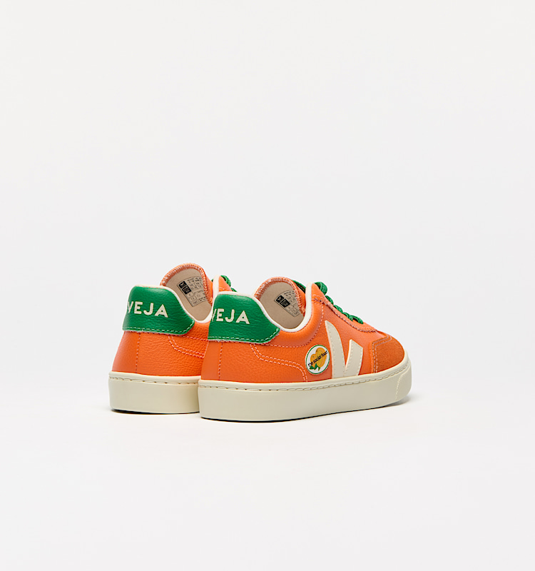 veja zapatillas veja-x-the-social-food cuero naranja TF0520729 Back view