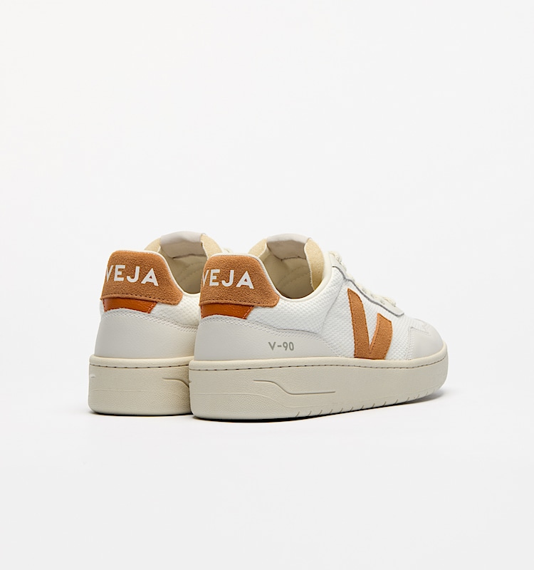veja sneaker v-90 recycelte weiss VD1720739 Back view