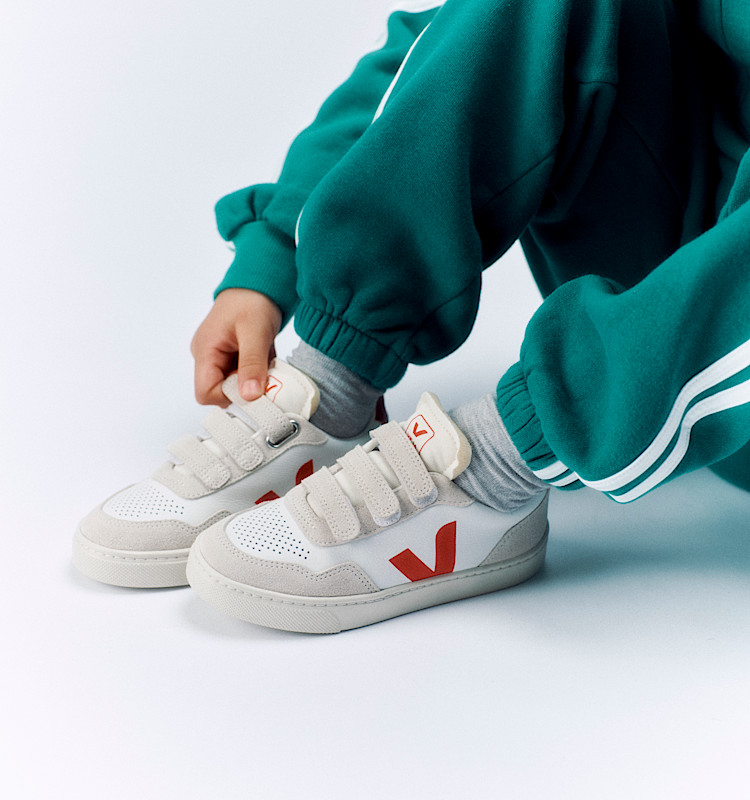 veja sneakers small-v-90 有机皮革 白色 SX2020635