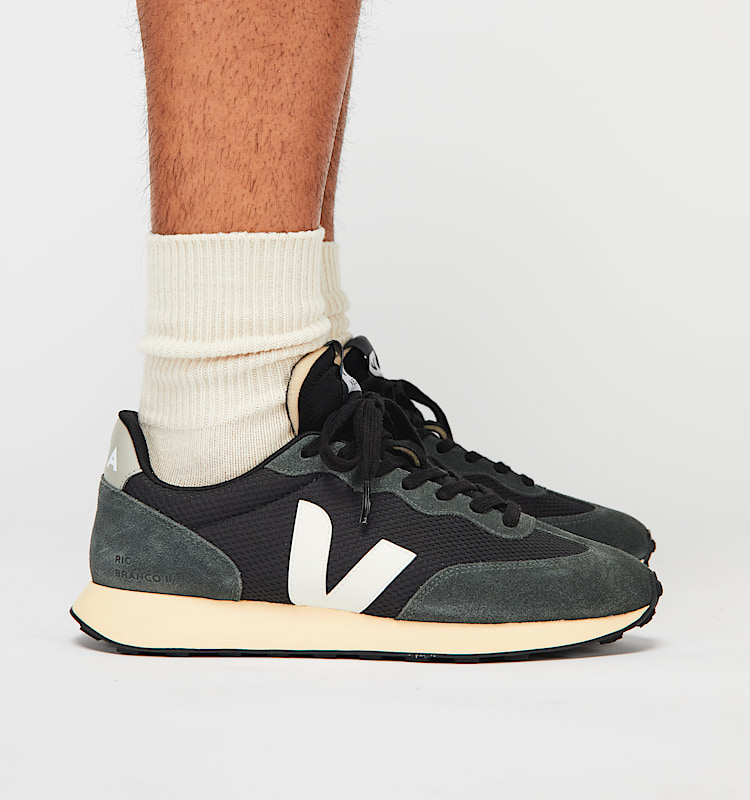 veja sneaker rio-branco-ii recycelte schwarz RO1803870