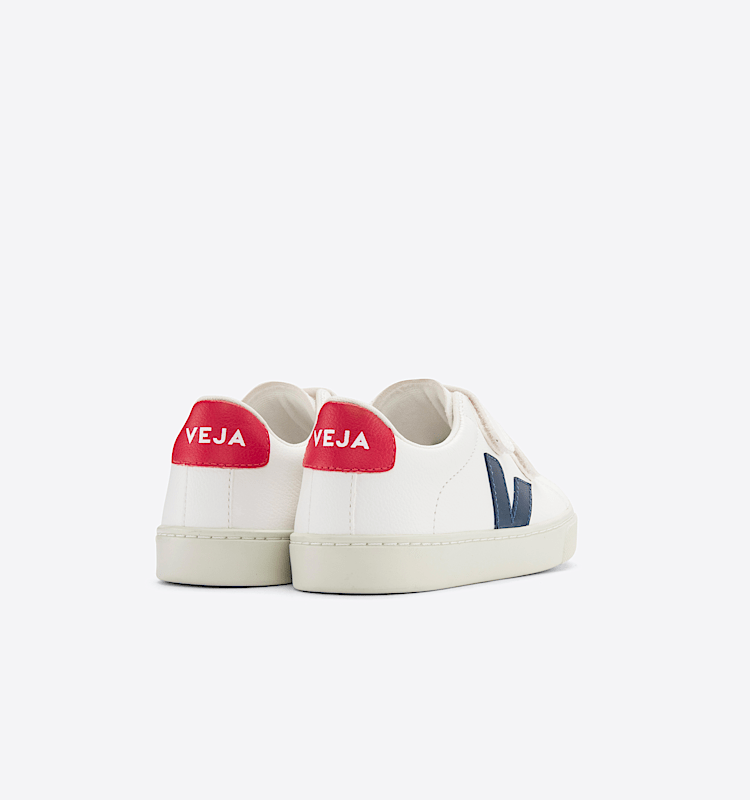 veja sneakers small-esplar 皮革 白色 SV0501233 Back view