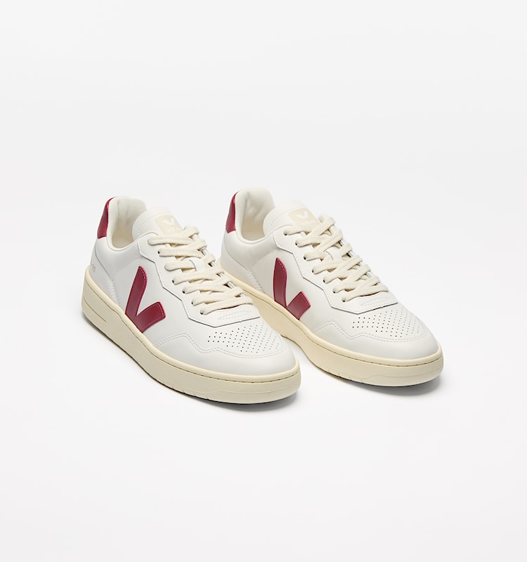 veja sneaker v-90 biologischer-baumwolle weiss VD2003657 Top view
