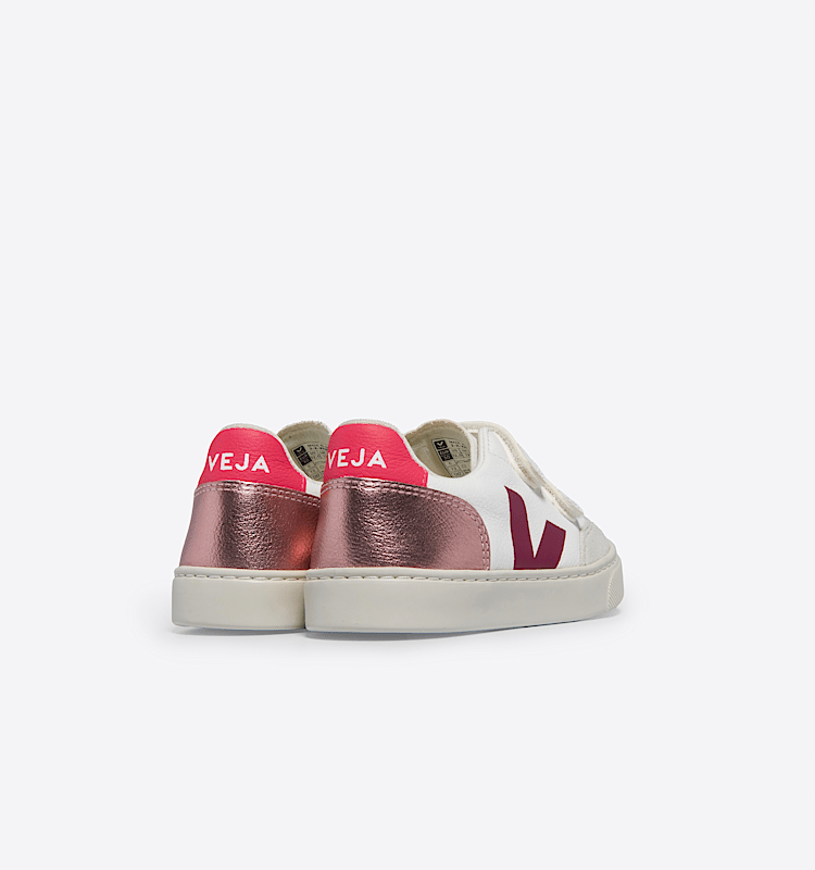 veja sneakers small-v-12 皮革 白色 XV0503414 Back view