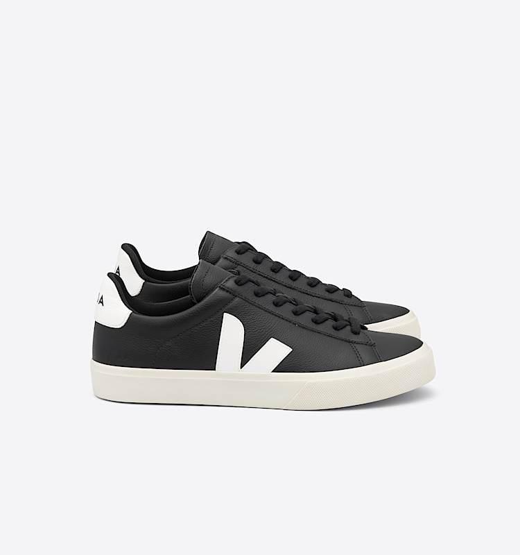 veja baskets campo cuir noir CP0501215 Lateral view