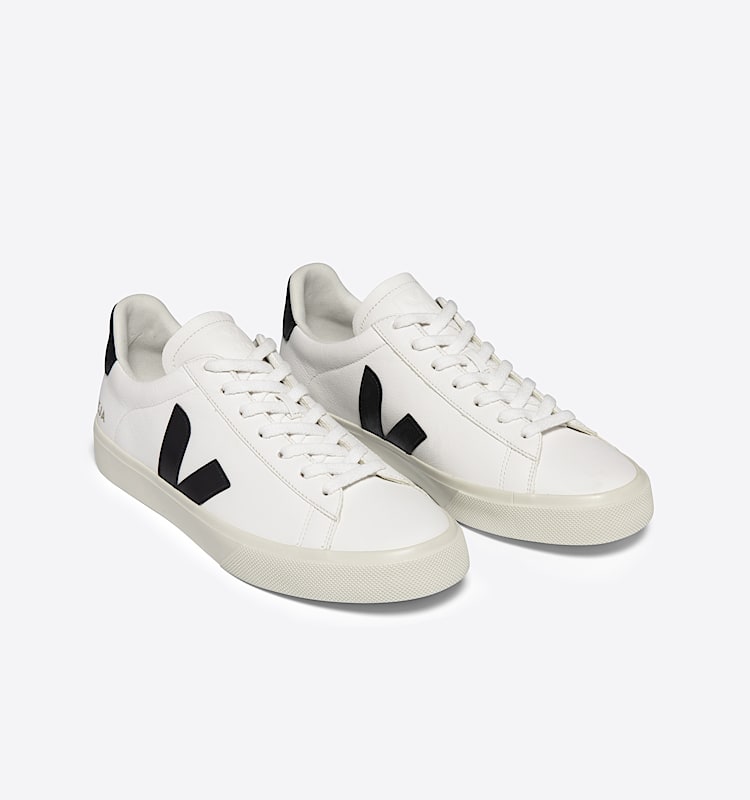 veja zapatillas campo cuero blanco CP0501537 Top view