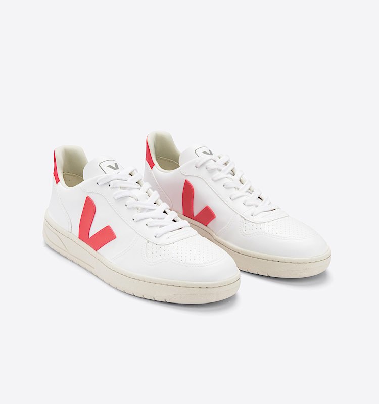 veja sneakers v-10 vegan blanc VX0702923 Top view