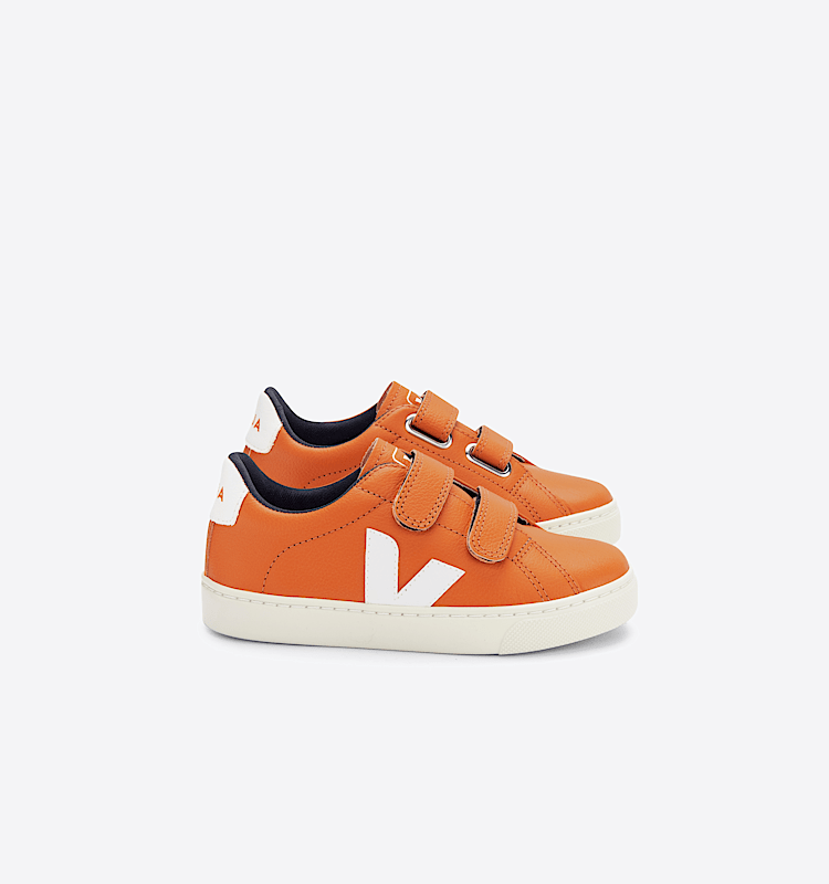veja small-esplar cuir orange SV0503021