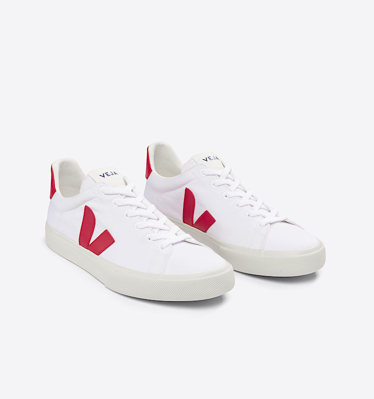 veja sneakers campo-ca algodón-orgánico blanco CA0103150 Top view