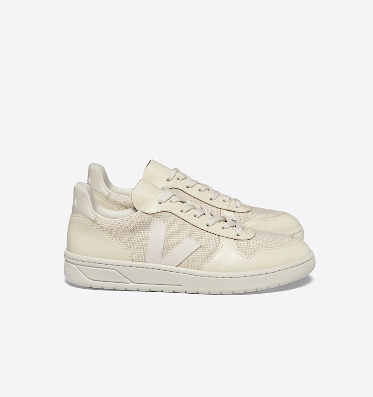 veja sneakers v-10 jute beige VX1603287 Lateral view
