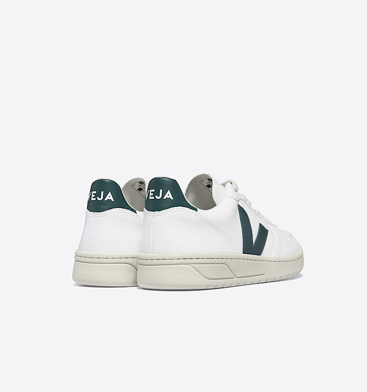 veja sneakers v-10 vegan white VX0703276 Back view