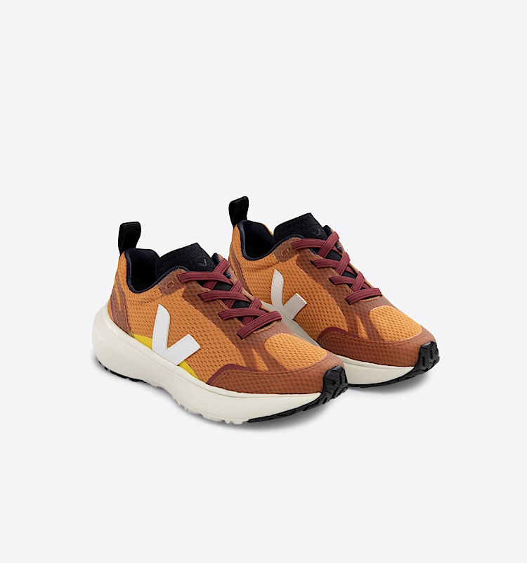 veja sneakers small-canary-light recycled orange YL1803436 Top view