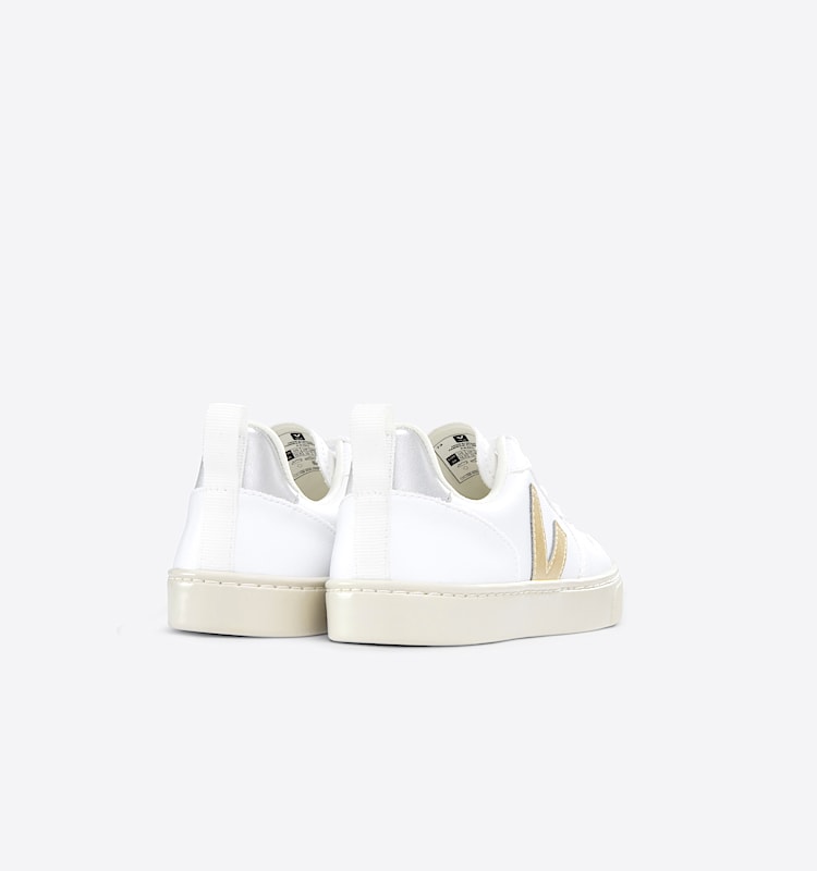 veja sneakers small-v-10-laces 素 白色 CX0703423 Back view