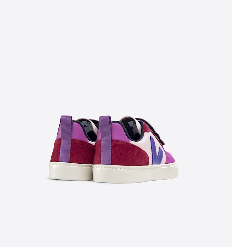 veja sneakers small-v-10 pelle multicolore CV0503421 Back view
