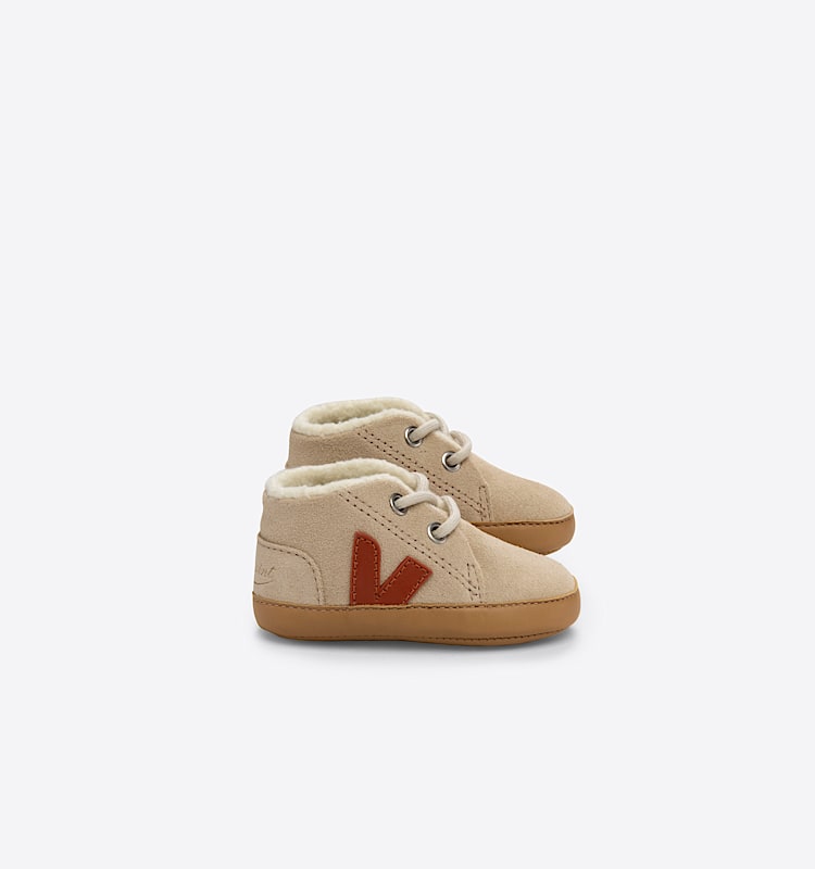 veja baby-winter suède beige BF0303452