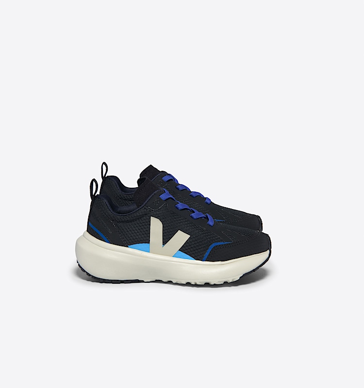 veja sneakers small-canary-light riciclato nero YL1803818 Lateral view