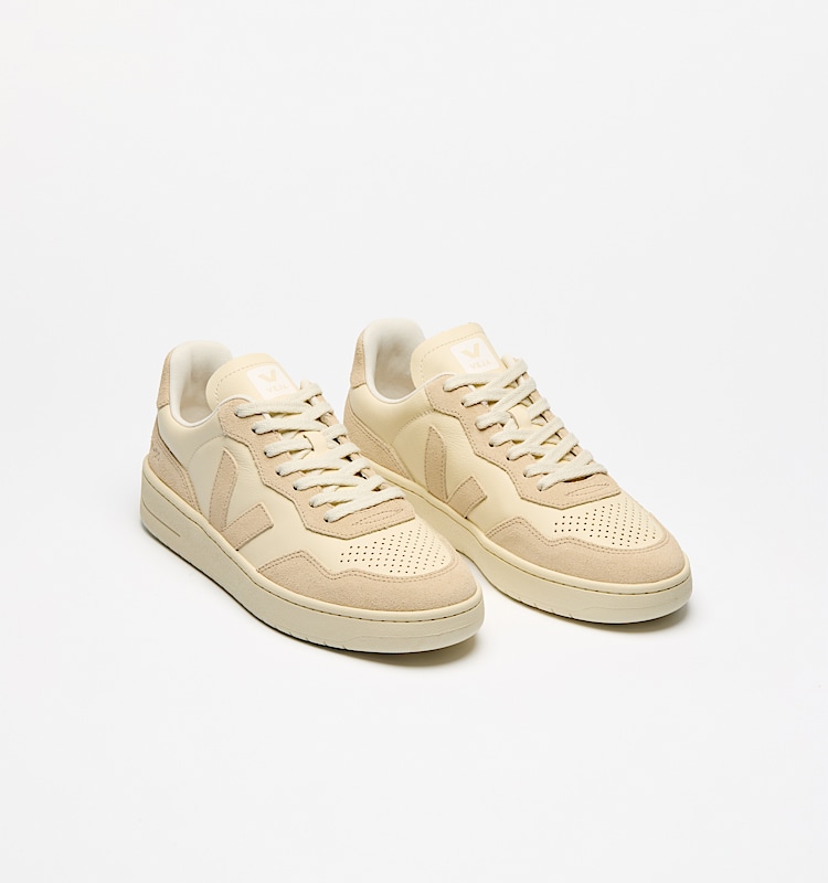 veja sneakers v-90 leather beige VD2003892 Top view