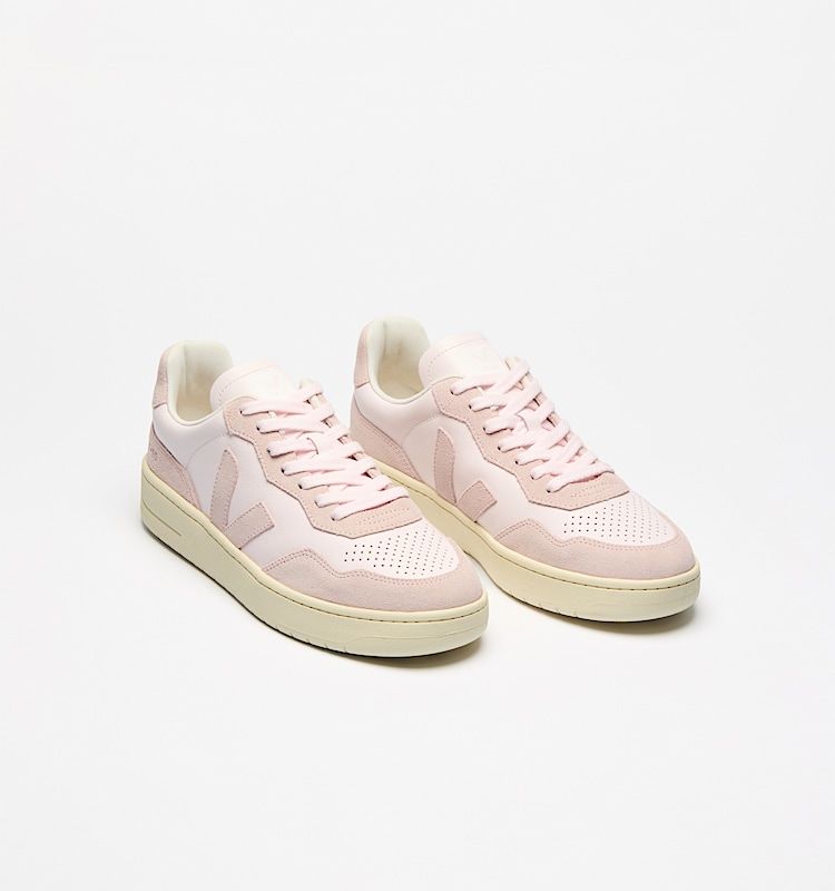 veja sneakers v-90 皮革 粉色 VD2003891 Top view