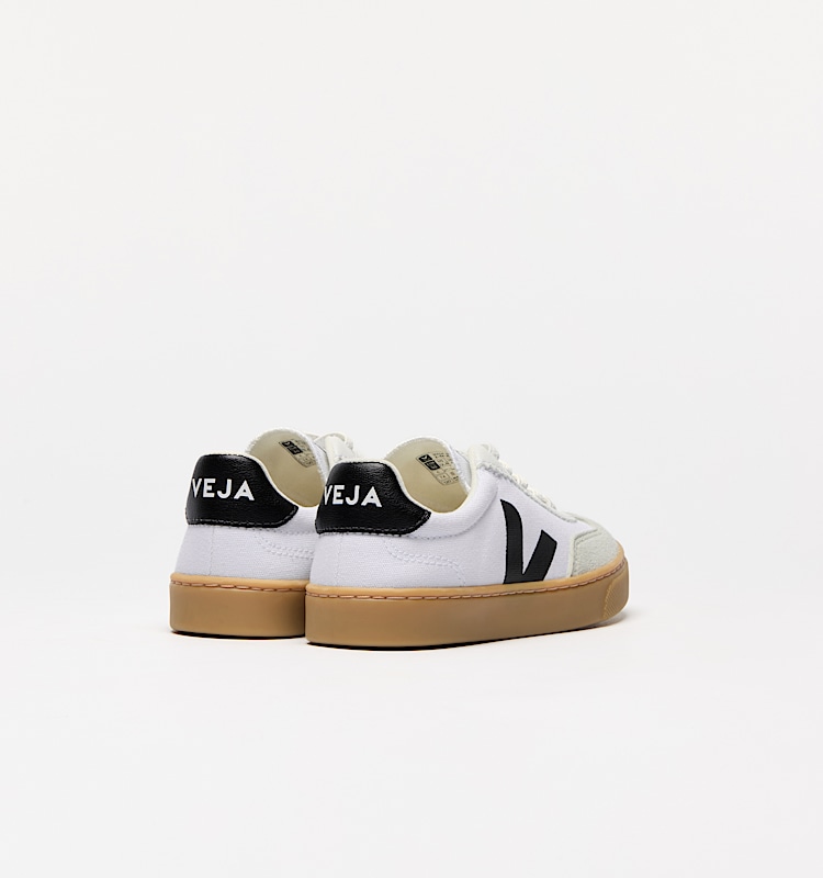 veja zapatillas small-volley algodón-orgánico blanco SY0120631 Back view