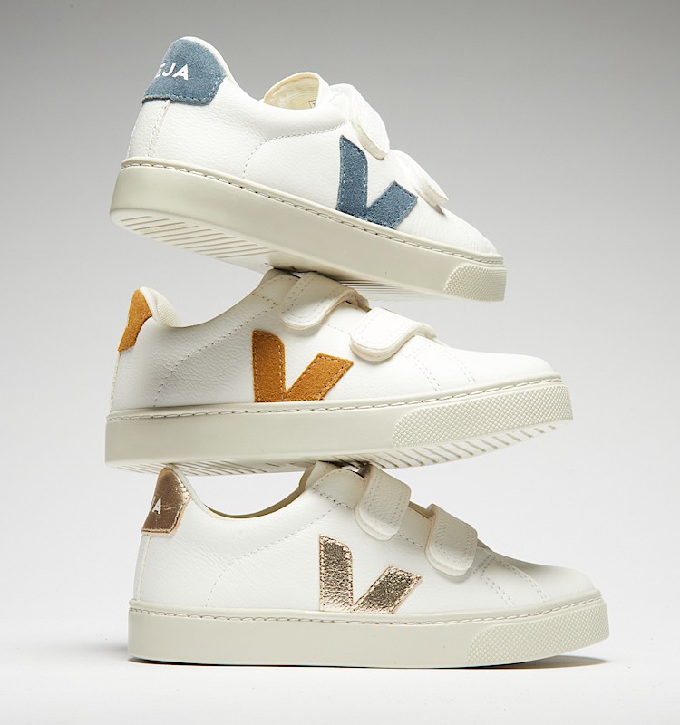 veja zapatillas small-esplar cuero blanco SV0503408