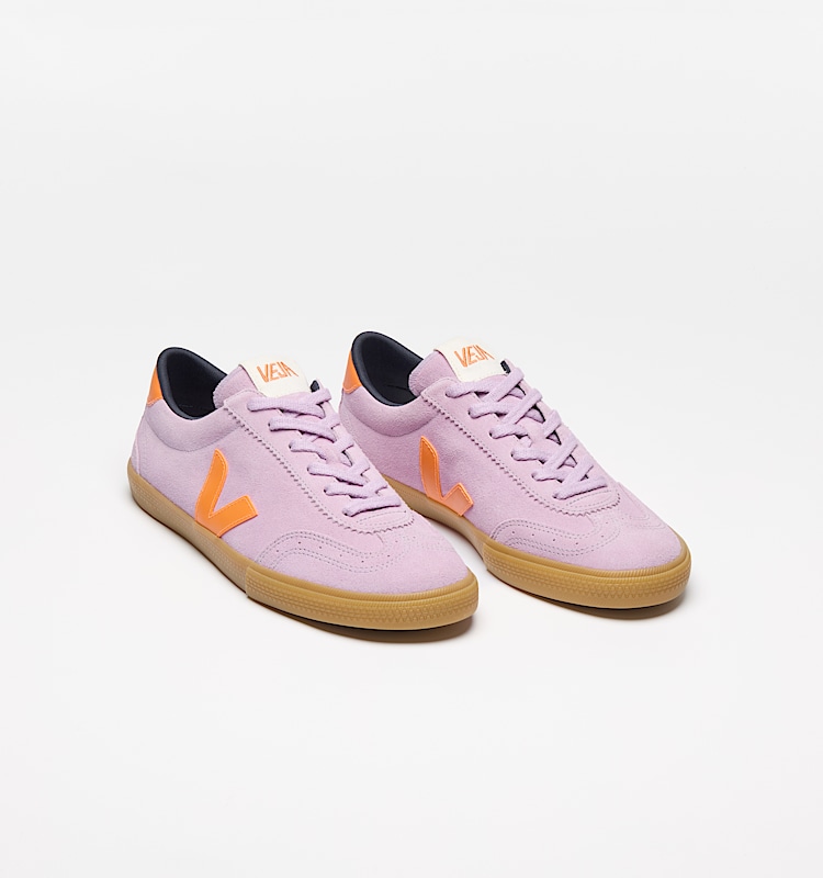 veja sneakers volley suede purple VO0320887 Top view