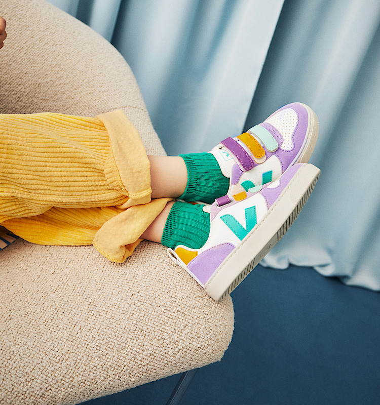 veja small-v-10 leather multicolor CV0503803