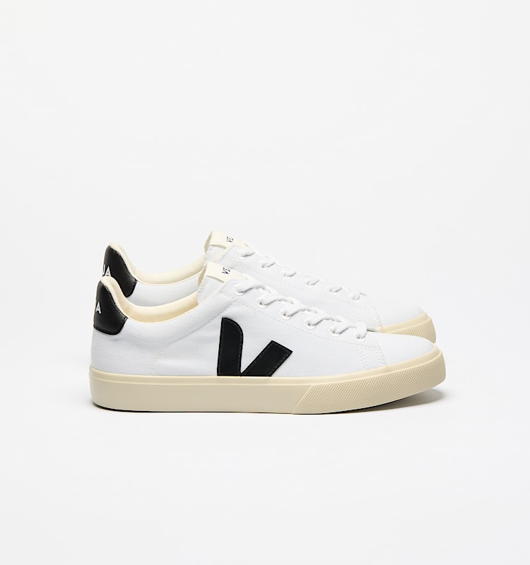 veja baskets campo-ca coton-biologique blanc CA0120535 Lateral view