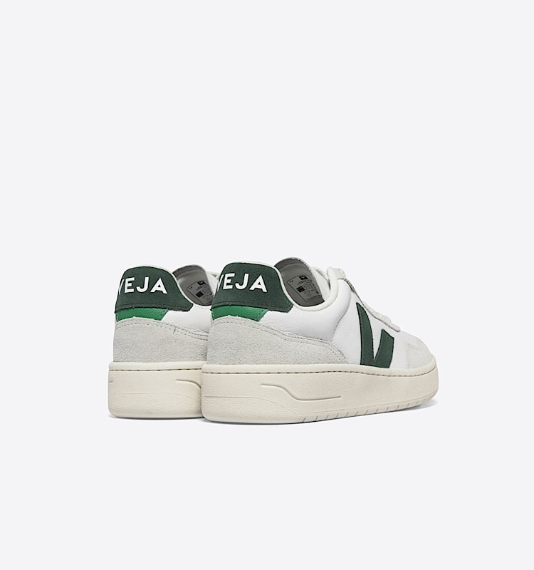 veja baskets v-90 cuir gris VD2003384 Back view