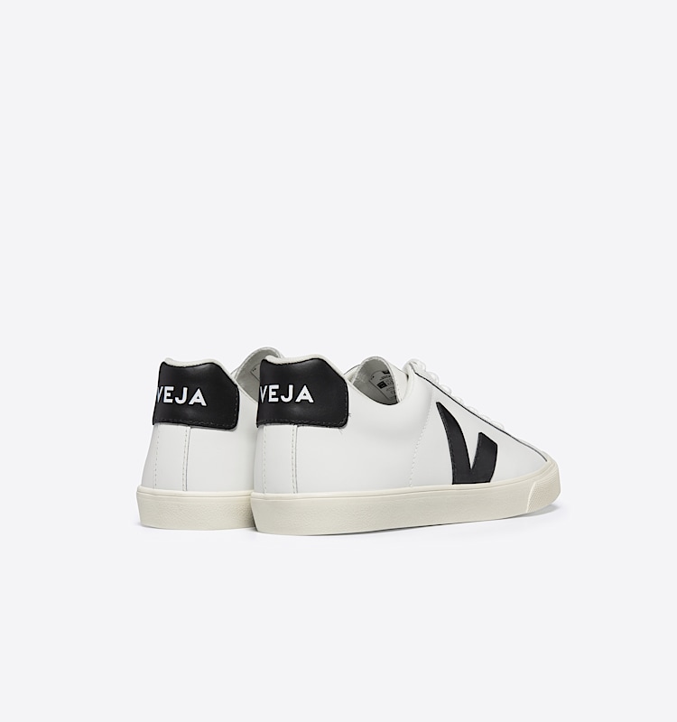 veja sneakers esplar-logo leather white EO0200005 Back view